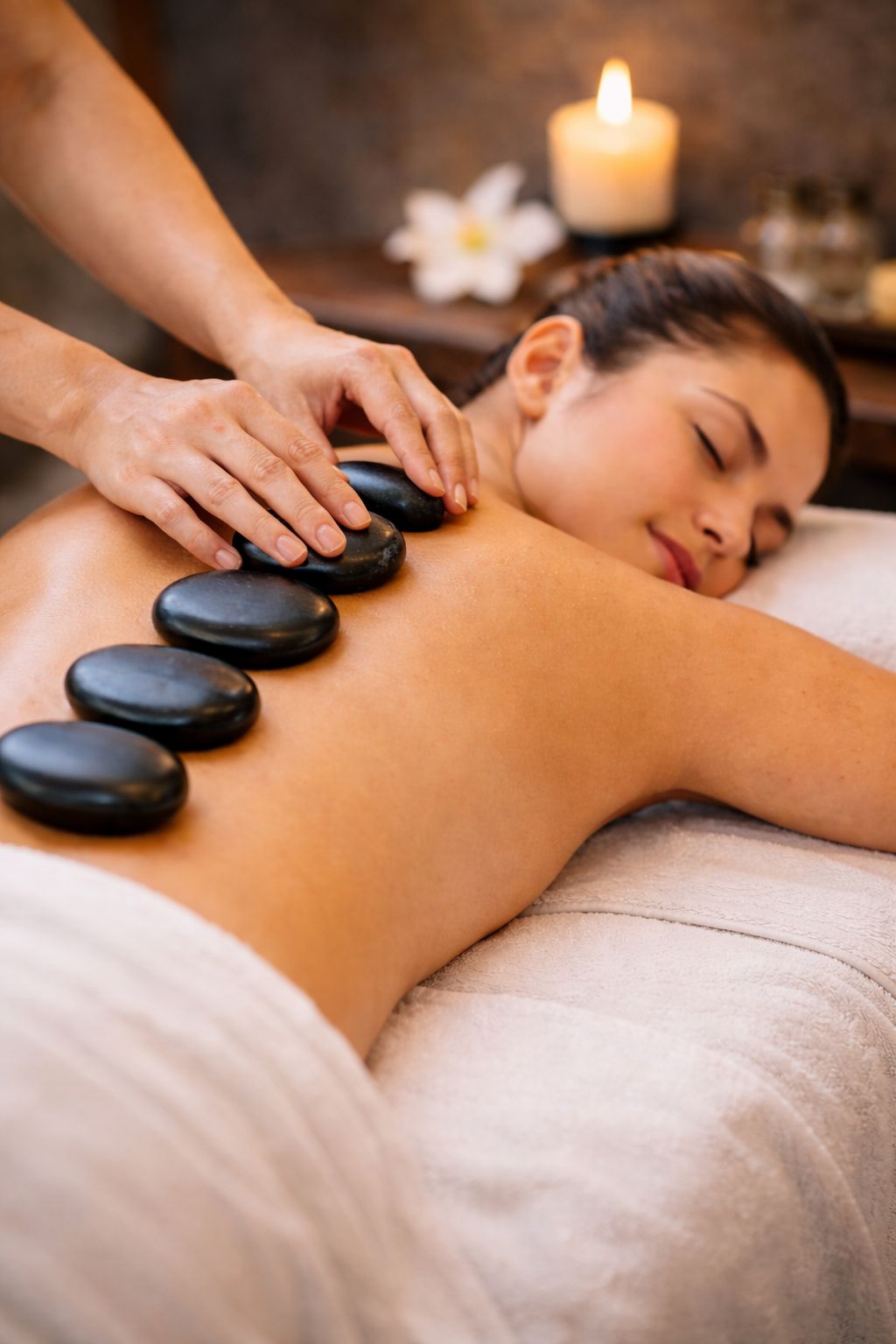 Massage sabai intense aux pierres chaudes Carouge Geneve