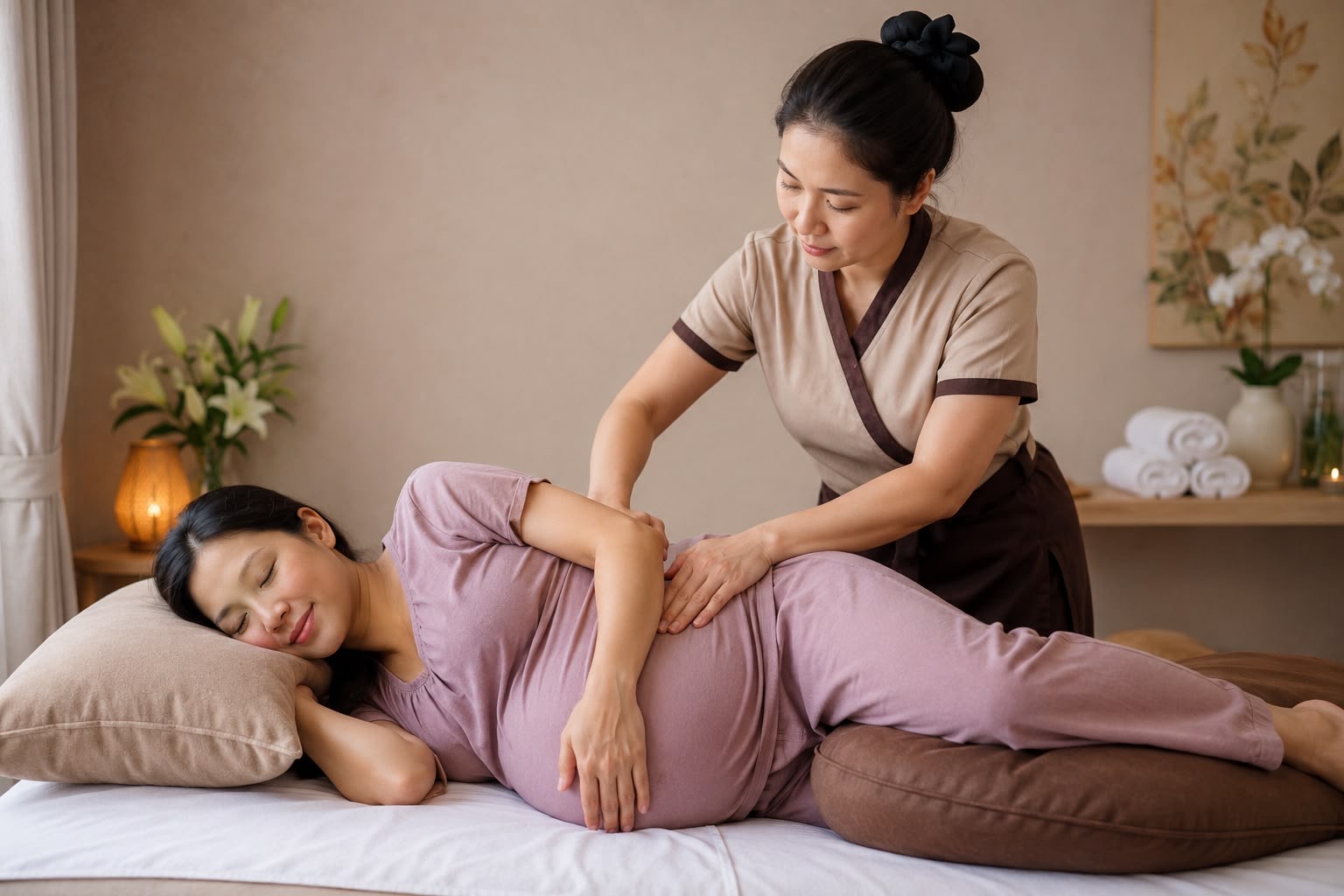 Douceur précieuse massage fututre maman Carouge Geneve